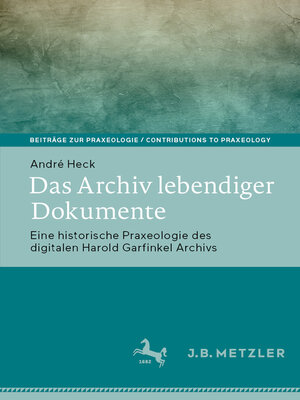 cover image of Das Archiv lebendiger Dokumente